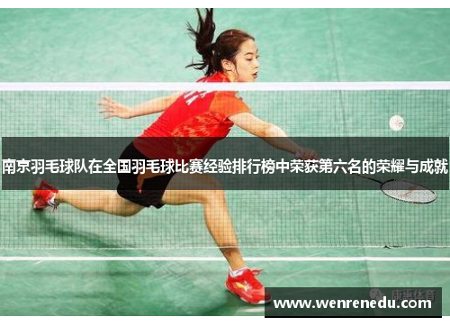 南京羽毛球队在全国羽毛球比赛经验排行榜中荣获第六名的荣耀与成就
